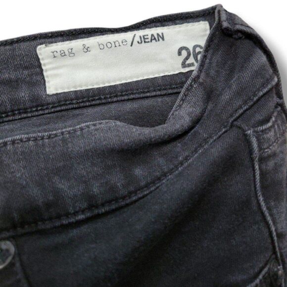 Rag & Bone Jeans Size 26 W26" x L27.5" Rag And Bone 10 Inch Skinny Jeans Stretch - Picture 6 of 8